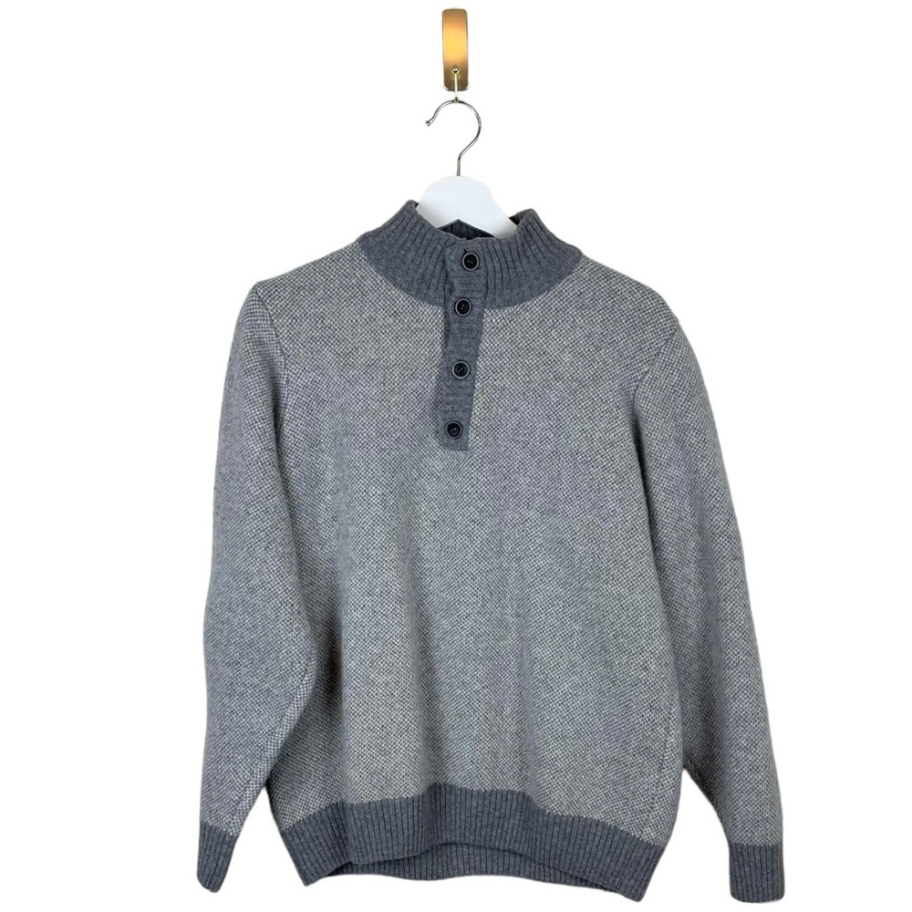 Vintage Luca Nobili Wool Mock Neck Sweater Size Large